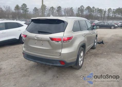 2016 Toyota Highlander Limited V6 из США, поврежденный, VIN 5TDDKRFH0GS319418